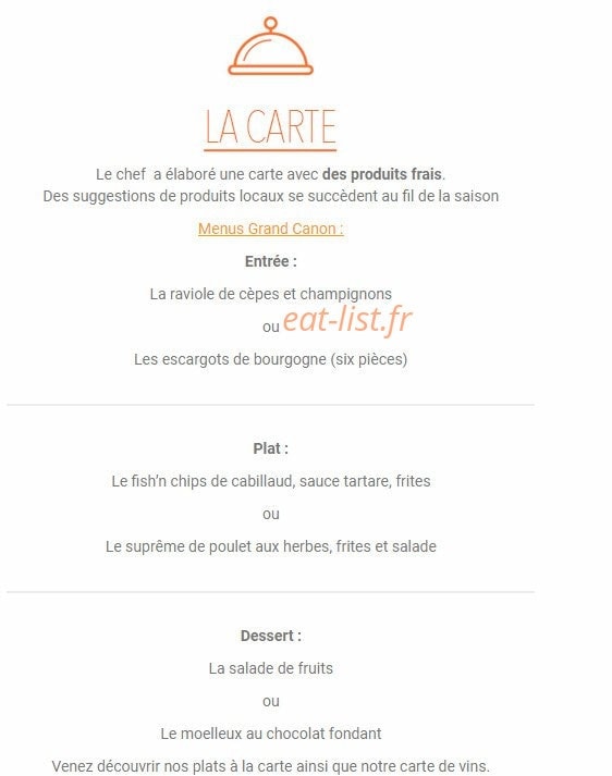 Le P'tit Canon — carte page 1