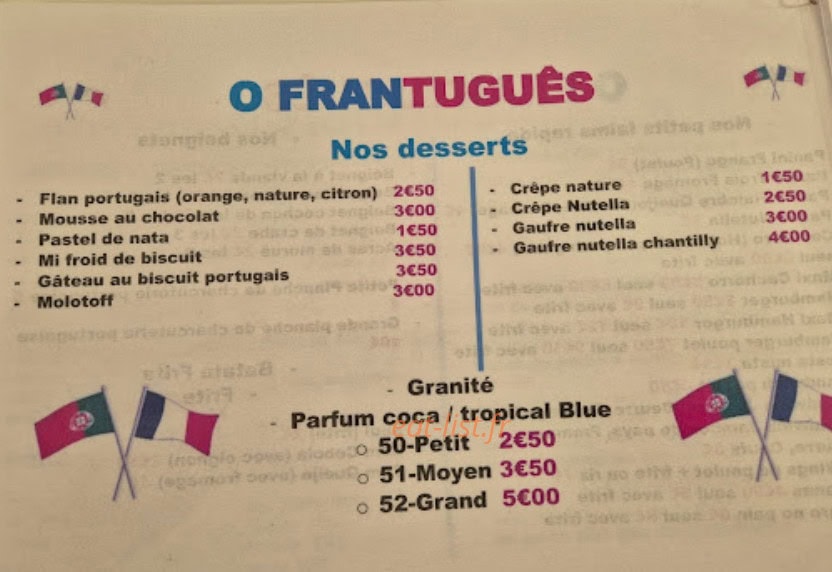 O Frantuguês — carte page 3