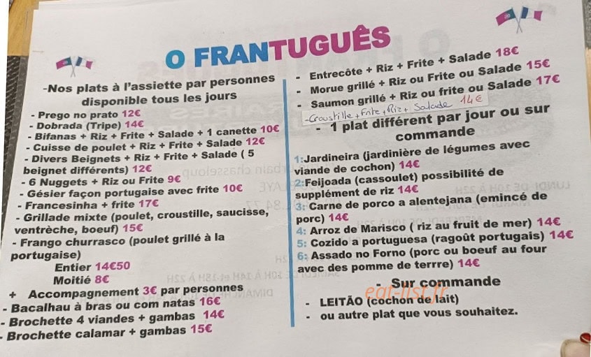 O Frantuguês — carte page 1