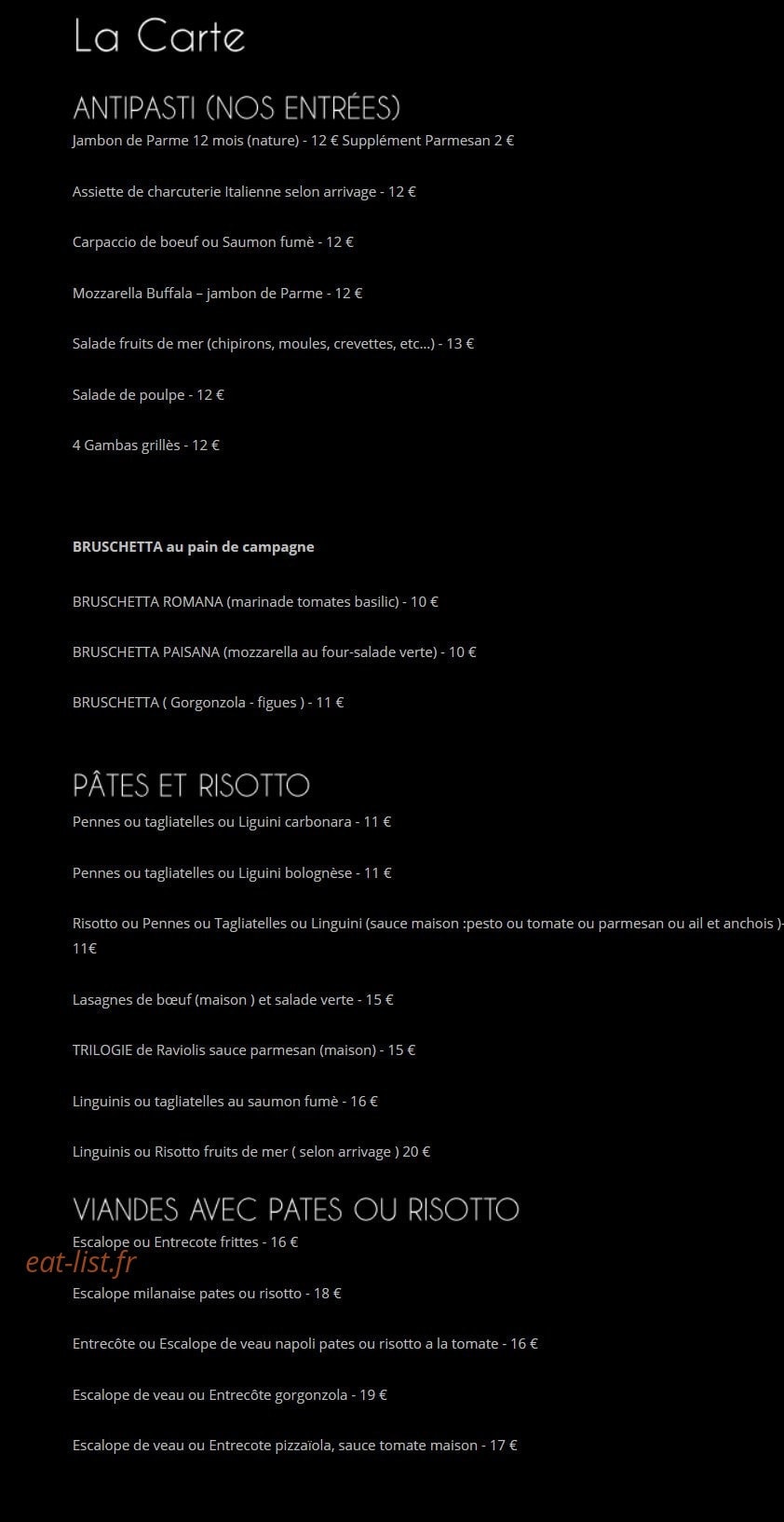 Ristorante a Napoli — carte page 5