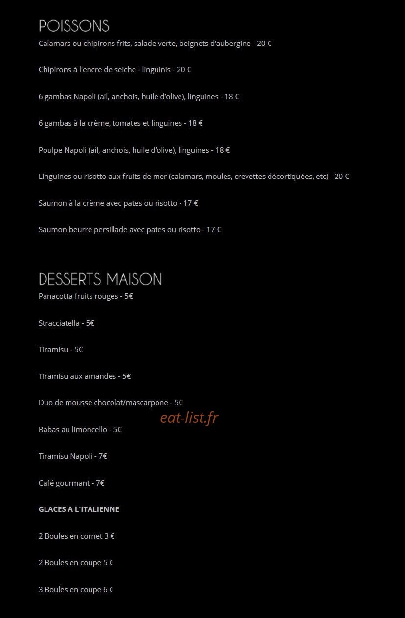 Ristorante a Napoli — carte page 6