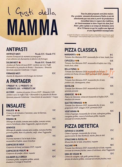 I Gusti Della Mamma — carte page 1