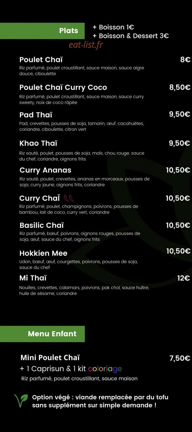 Chô Chaï — carte page 2