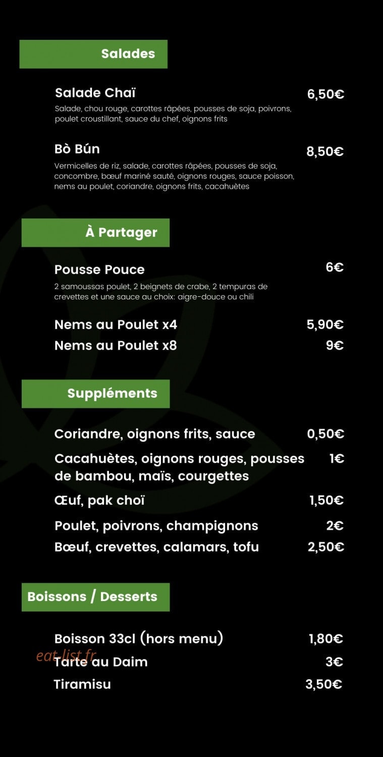 Chô Chaï — carte page 3