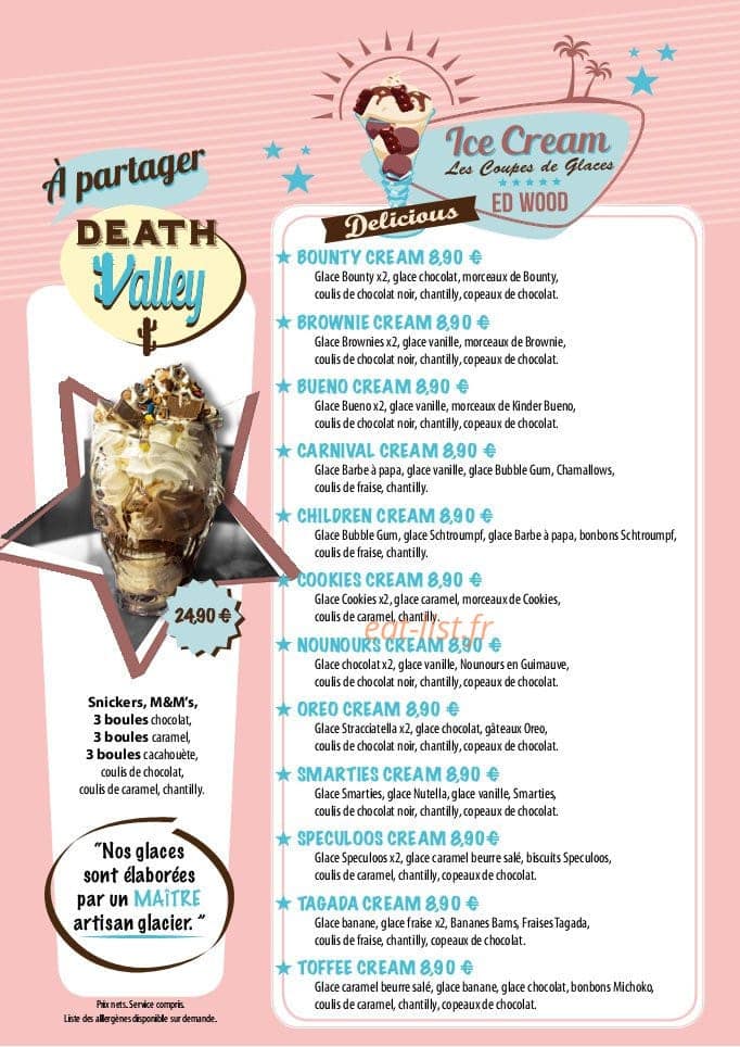 Ed wood café — carte page 13