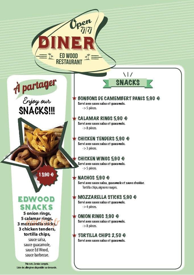 Ed wood café — carte page 8
