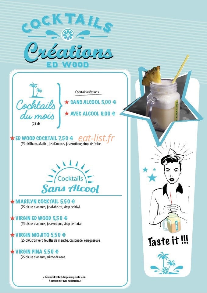 Ed wood café — carte page 5