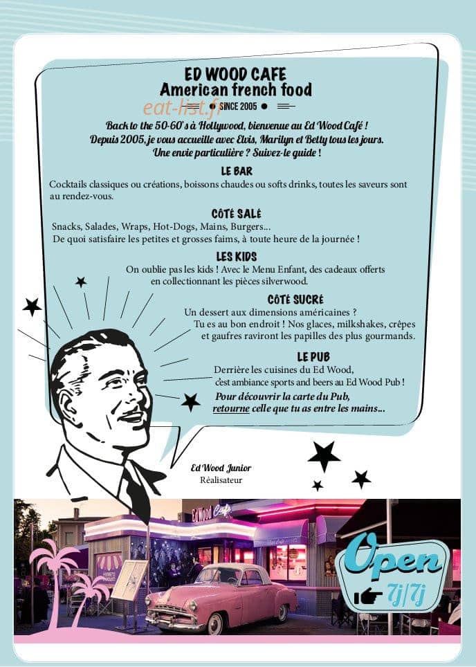 Ed wood café — carte page 2