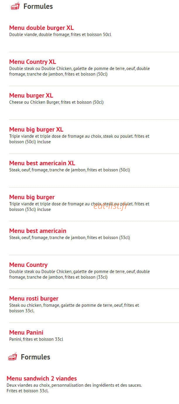 Fac' Kebab — carte page 3