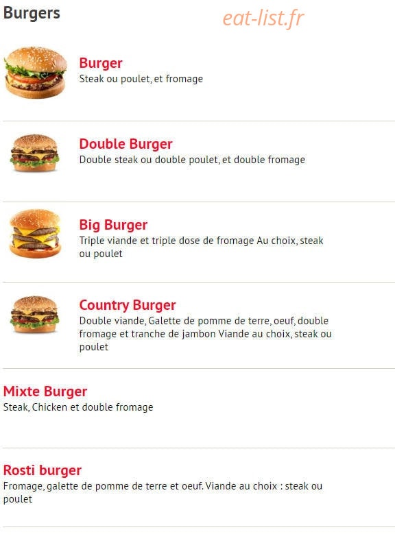 Fac' Kebab — carte page 8