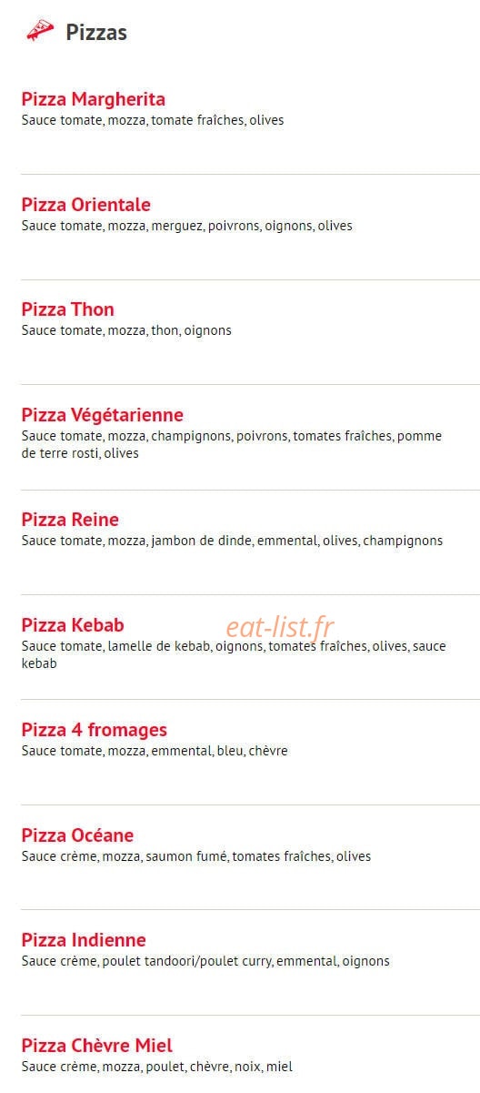 Fac' Kebab — carte page 6