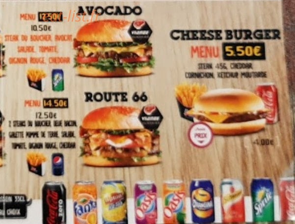 Harrys café — carte page 3