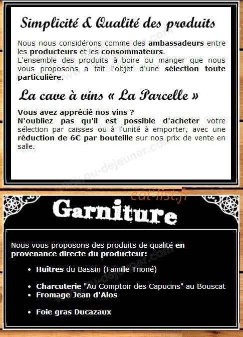 La Parcelle — carte page 2