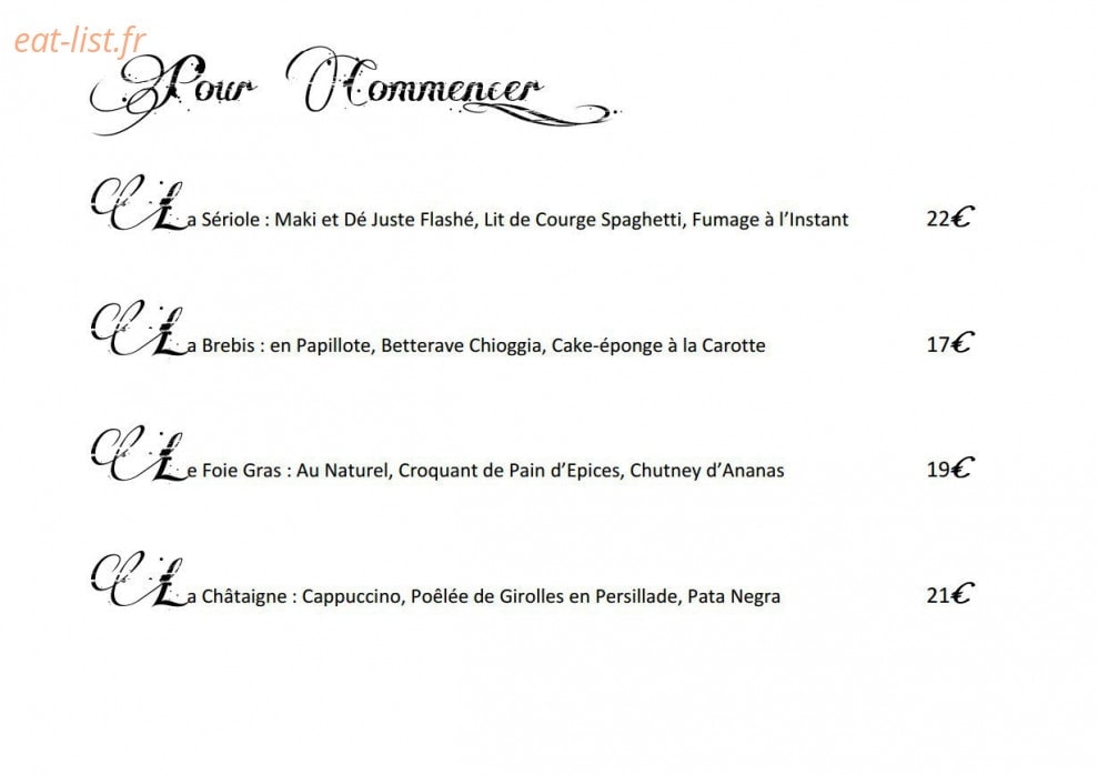 La reserve — carte page 2