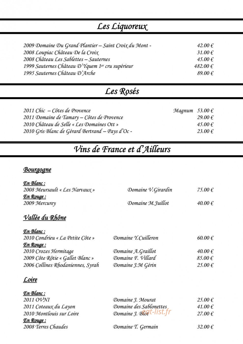 La reserve — carte page 15