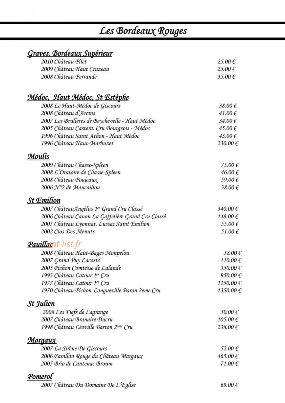 La reserve — carte page 13