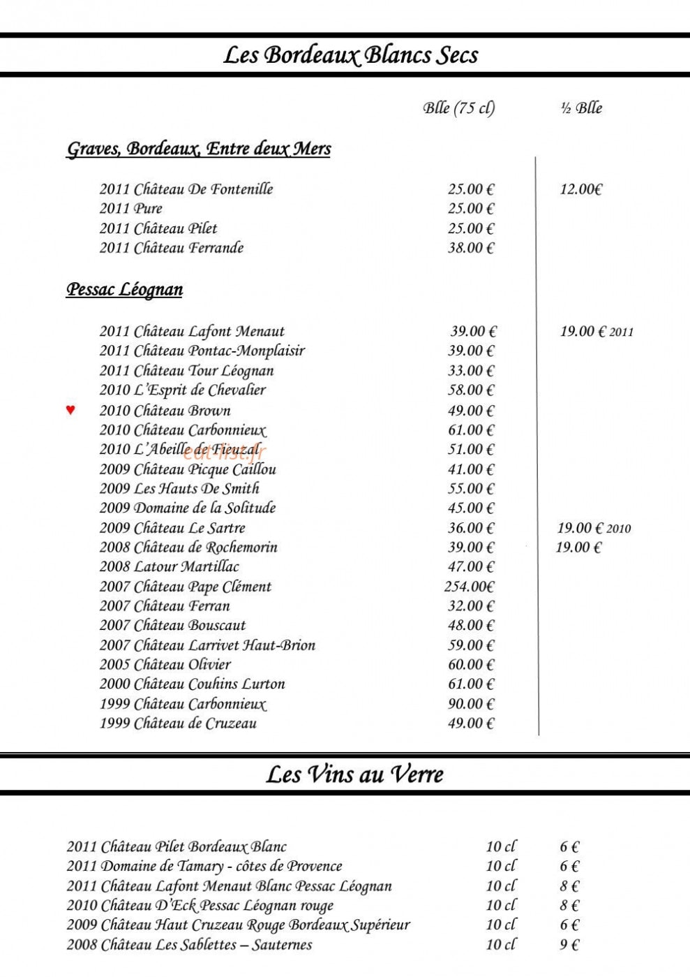 La reserve — carte page 14