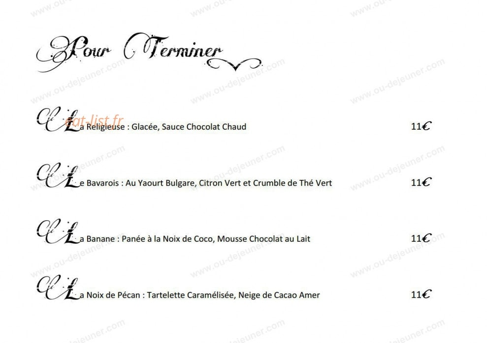 La reserve — carte page 5