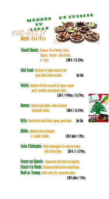 La Villa Mediterranean — carte page 2
