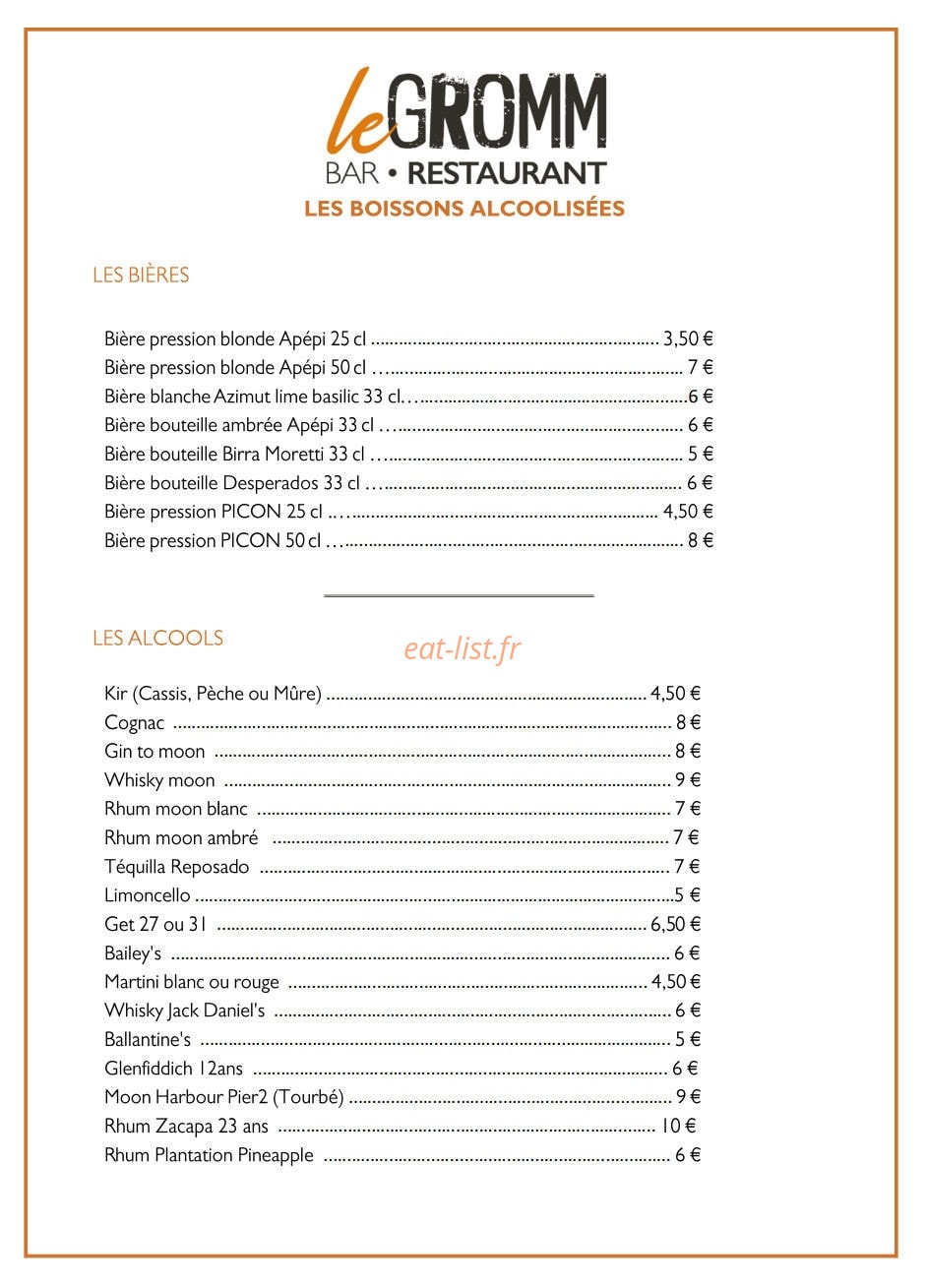 Le Gromm — carte page 4