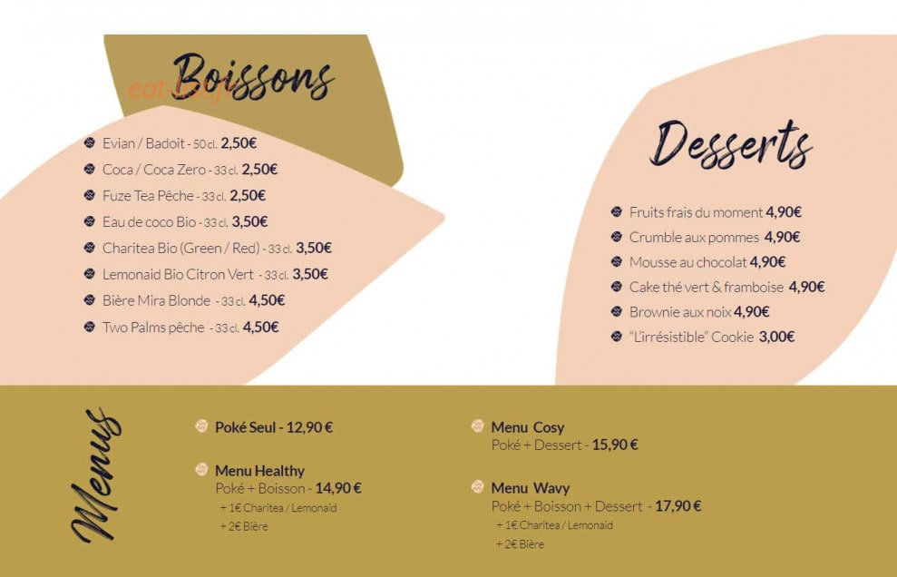 Melobowls — carte page 3