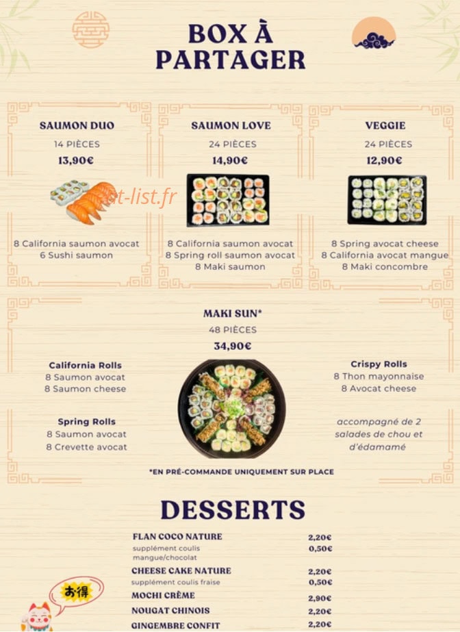 Miao Miao — carte page 3