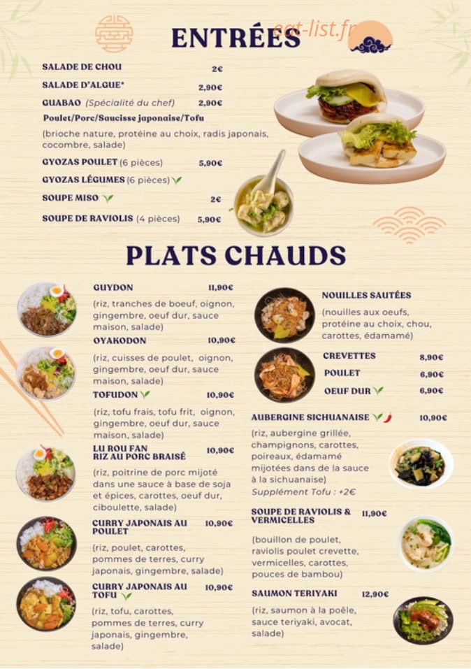 Miao Miao — carte page 1