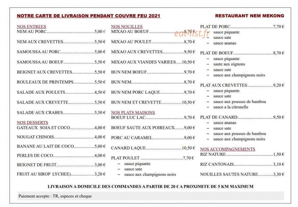 Nem Mékong — carte page 1