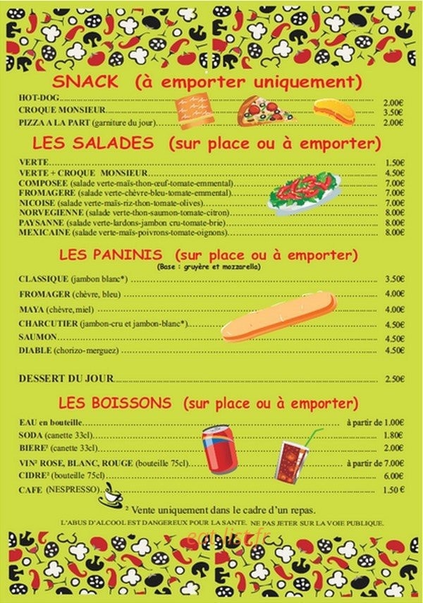 Tout a une faim — carte page 2