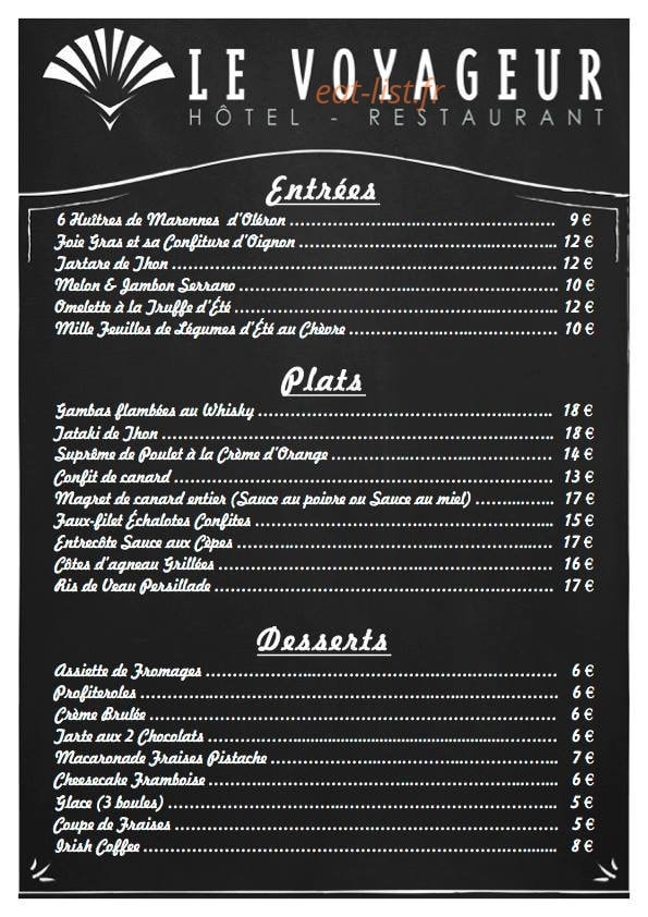 Le Voyageur — carte page 1