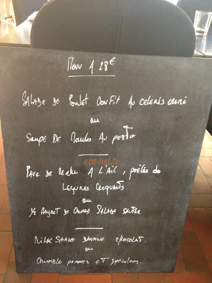 Caffe Cuisine — carte page 1
