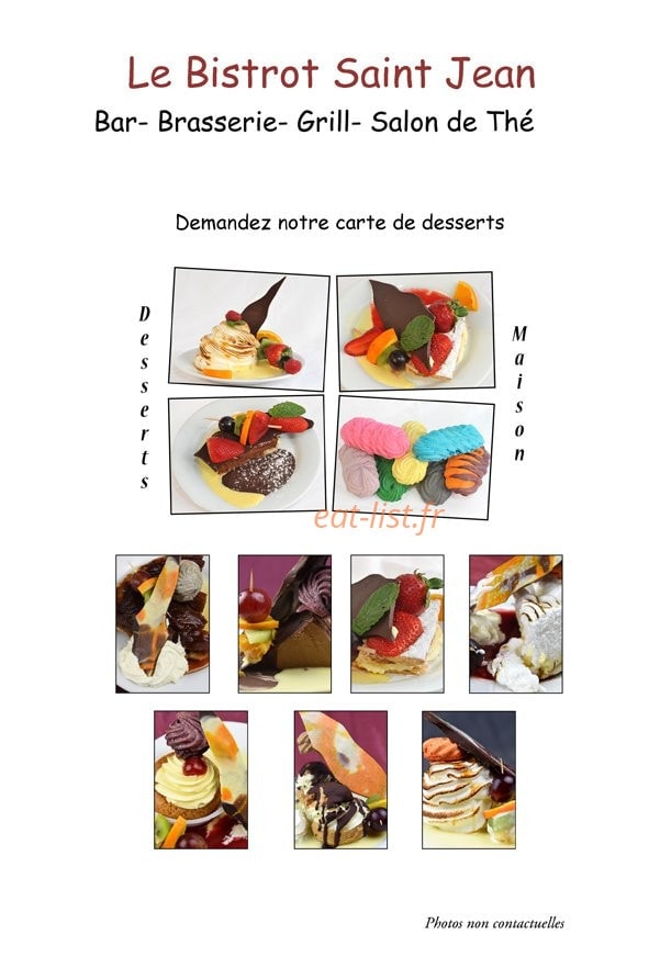 Bistrot Saint Jean — carte page 6