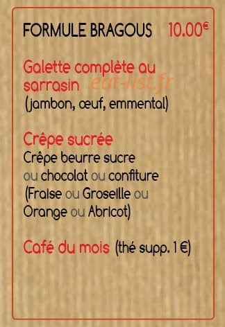 Café d'Oc — carte page 10