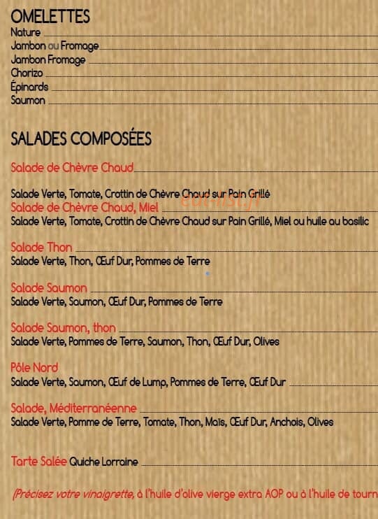 Café d'Oc — carte page 4