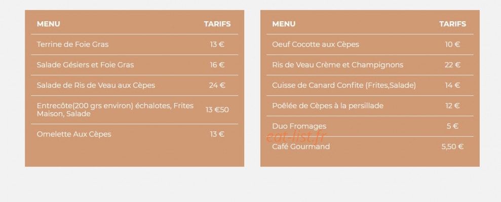 Le Drop — carte page 1