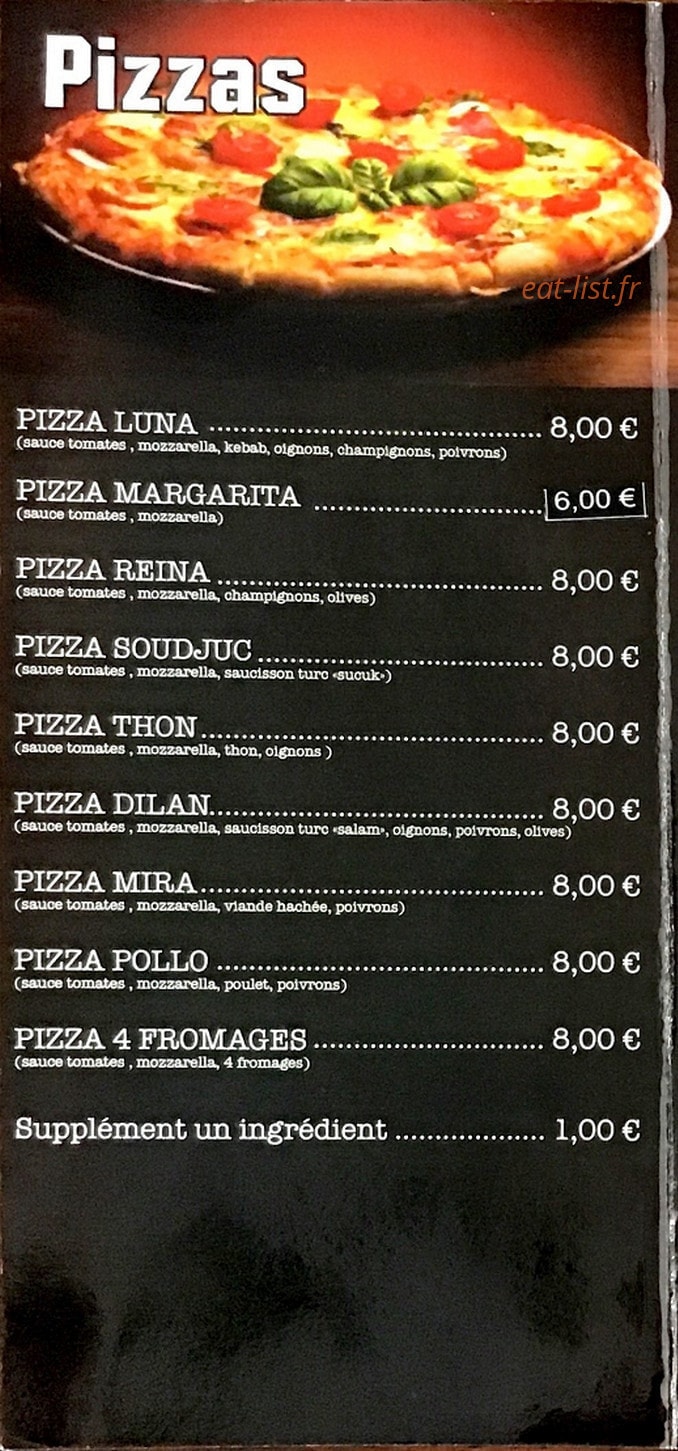 Resto Luna — carte page 2