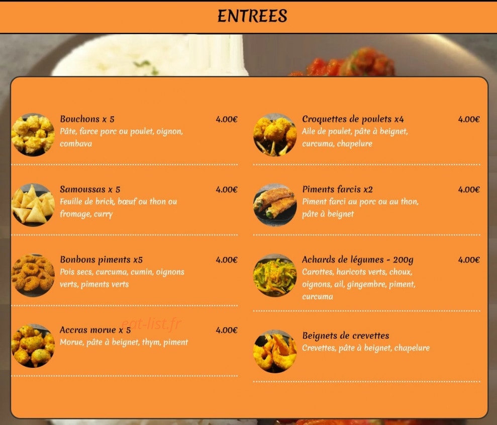 Saveur Réunion — carte page 2