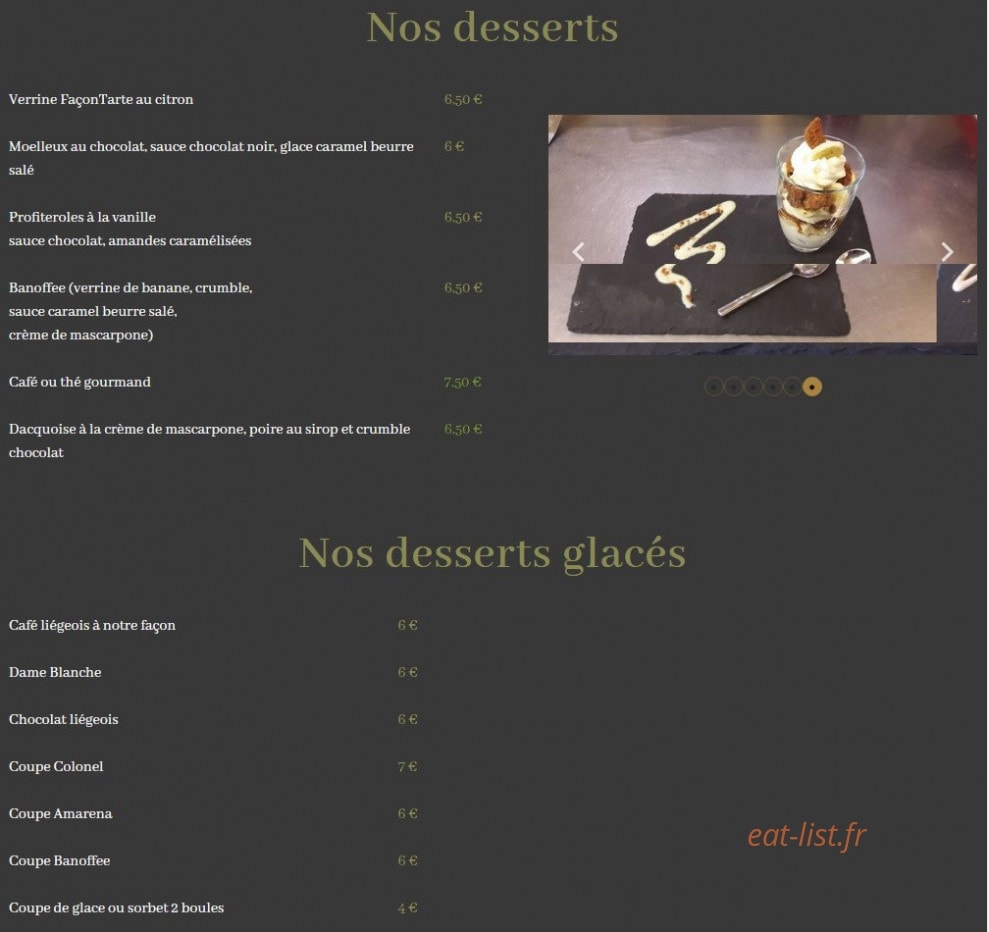 Le Pesto — carte page 4
