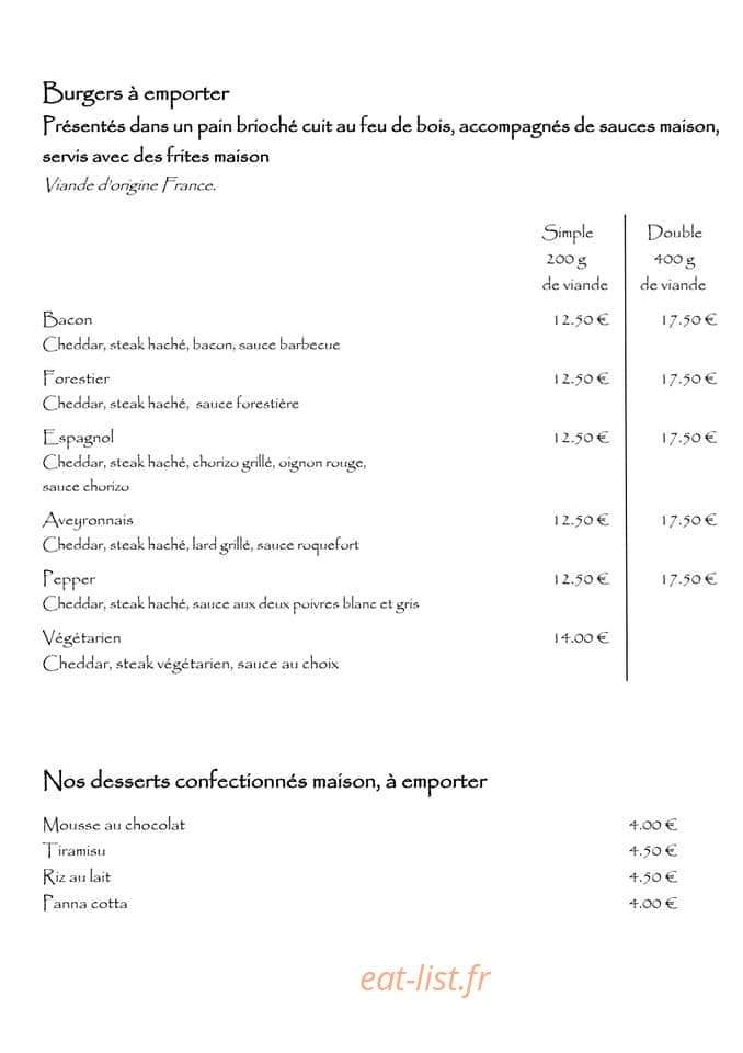 La paillote de steph — carte page 1