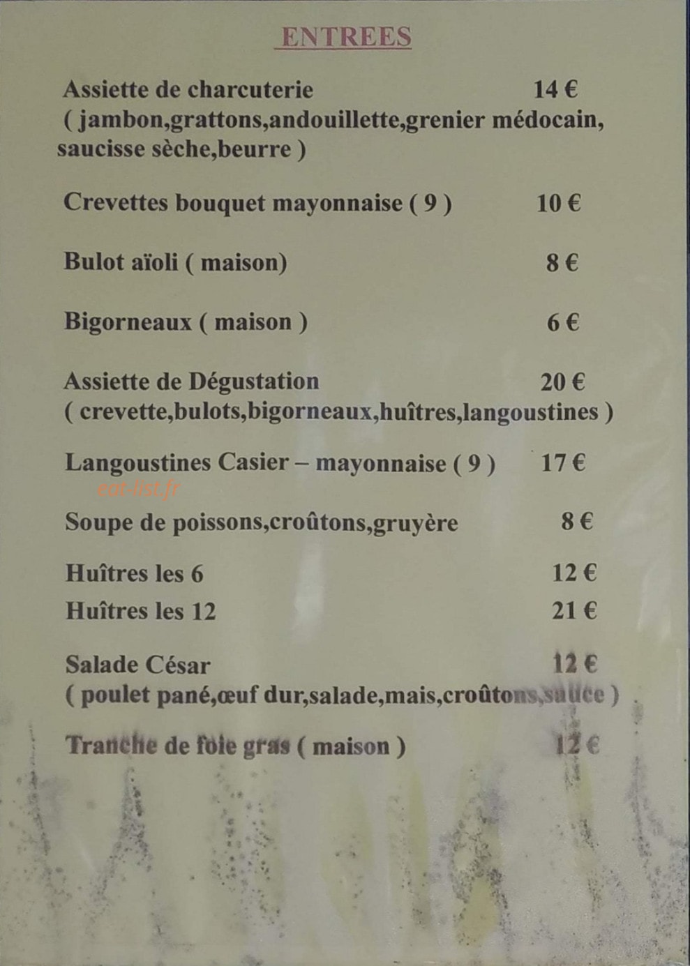 Les Bord de Garonne — carte page 1