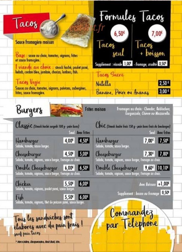 Baija's coffee — carte page 3