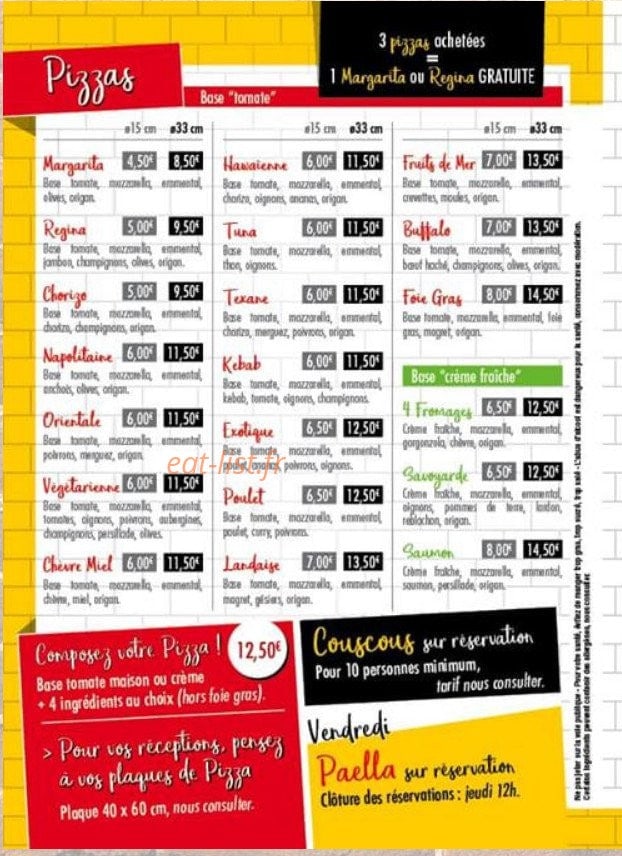 Baija's coffee — carte page 2