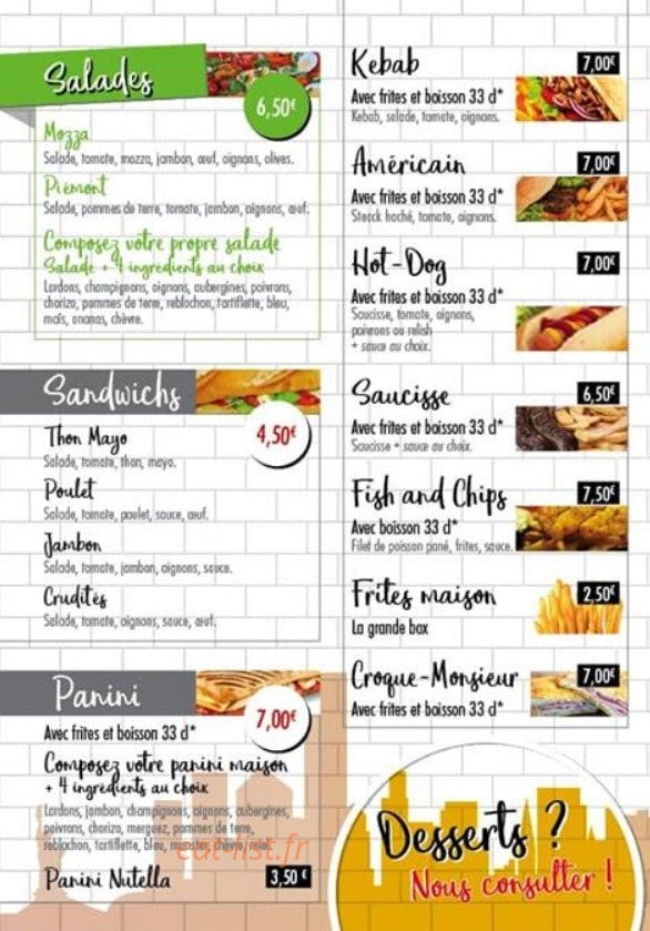 Baija's coffee — carte page 4