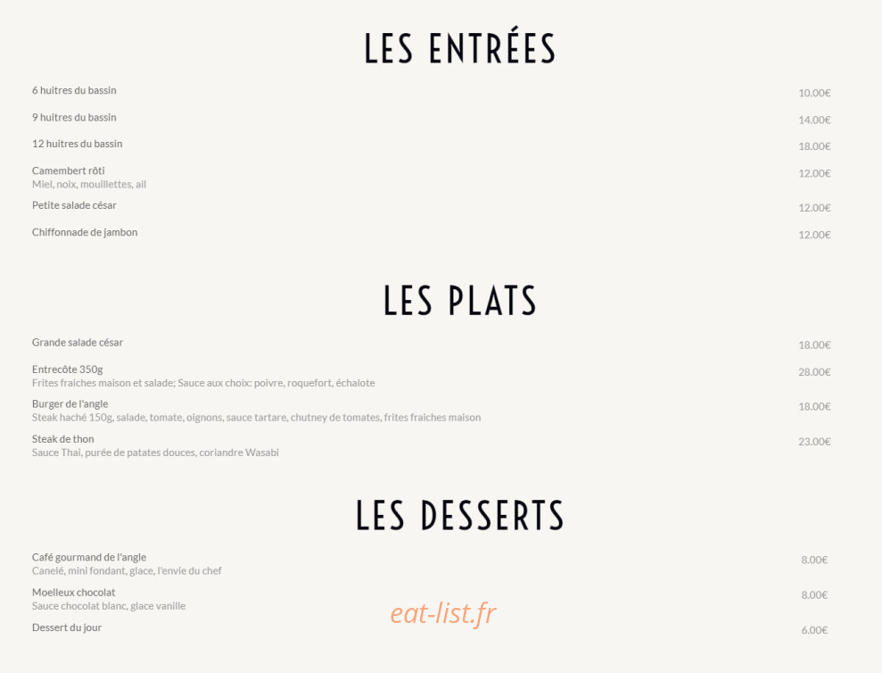 L’Angle — carte page 1