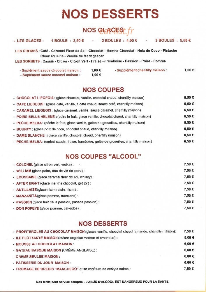 La Feria — carte page 7