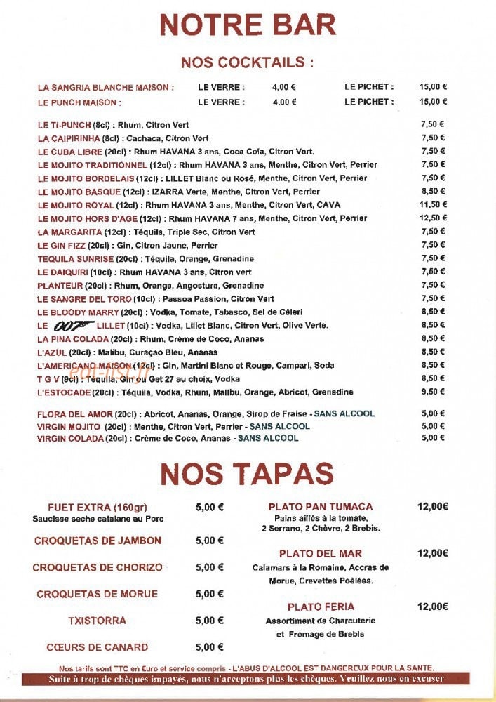 La Feria — carte page 11