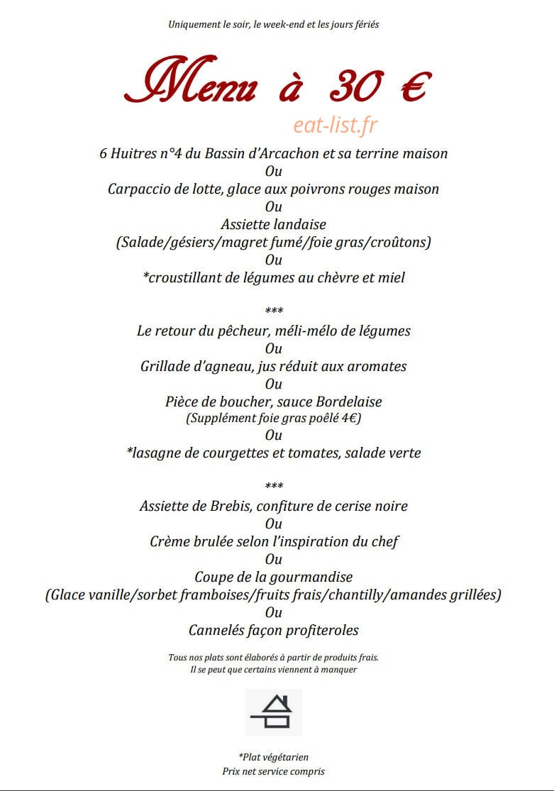 La Gourmandise — carte page 4