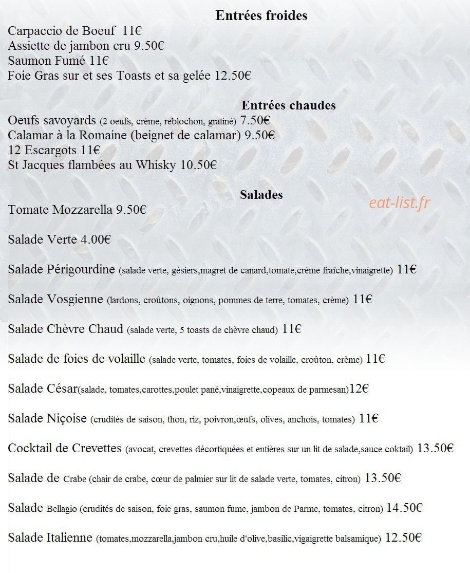 La vache sur le toit — carte page 1