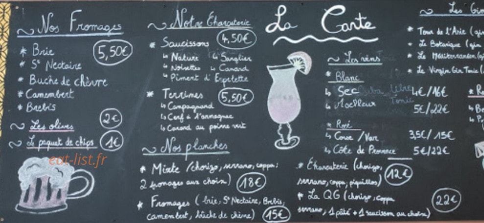 Le QG — carte page 1