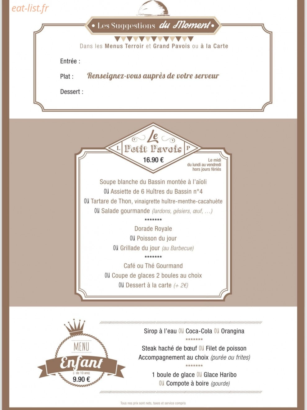 Les pavois — carte page 4